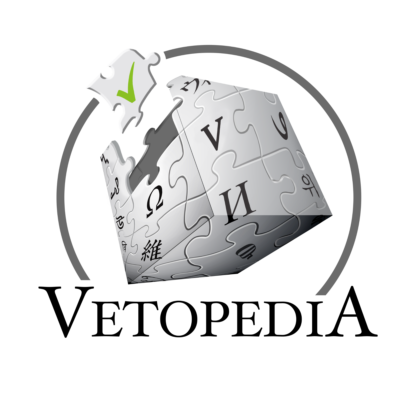 Vetopedia, Die freie Enzyklopädie der Gegenstimmen (logo)